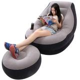 INTEX 充气沙发懒人躺椅凳子单人座椅可折叠电脑椅午睡午休椅便携