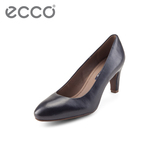 ECCO爱步 时尚牛皮商务正装高跟女鞋 尖头套脚单鞋女 罗资358103