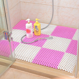 PVC拼接地垫 卫浴可剪裁浴室防滑垫卫生间厕所淋浴房满铺脚垫子