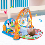 婴幼儿多功能早教脚踏钢琴音乐健身架器益智玩具游戏毯宝宝爬行垫