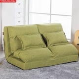 时尚懒人沙发个性沙发床创意榻榻米棉麻布艺折叠沙发特价包邮A