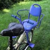 动车座小孩子学生安全单车后坐加厚加粗自行车儿童宝宝座椅后置电