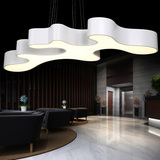LED客厅水晶吊灯具长方形吸顶灯饰卧室大厅房间欧式大气温馨现代