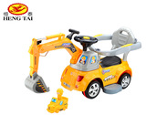 儿童电动车四轮遥控玩具车可坐人工程车挖土机充电挖掘机电动童车