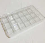 展示盒批发透明塑料饰品储物盒串珠收纳盒圆形长方形多格小盒子