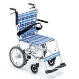 三贵MIKI手动轮椅车MPTB-43JUS轻便折叠扶手可掀老人轻便代步轮椅