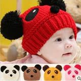 婴儿毛线帽秋冬季儿童保暖护耳帽男女宝宝帽子拍照帽0-3-6-12个月