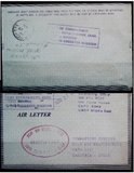YD9611也门1963联合国驻也门观察团航空邮简（军邮）实寄意大利