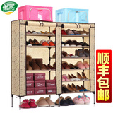 特价布衣防水防晒鞋柜收纳架储物柜鞋架大容量多层经济型简易组装