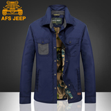 Afs Jeep/战地吉普夹克 男秋冬新款大码外套立领青年宽松夹克衫