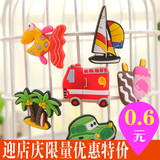 韩国创意可爱卡通动物立体软胶冰箱贴儿童玩具装饰贴早教学磁贴