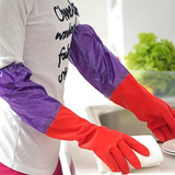 清洁洗碗手套 家务乳胶塑胶橡胶手套耐用拖地洗衣服加绒手套