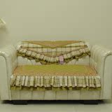 世纪家纺欧式四季沙发垫坐垫夏季田园防滑真皮实木布艺沙发巾全盖