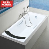 科勒 K-8223T-0/GR-0 碧欧芙1.5米铸铁浴缸 嵌入式 春促