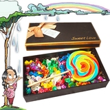 韩国手工切片棒棒糖千纸鹤礼盒装送男女生朋友生日创意礼物包邮