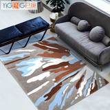 简约现代抽象客厅茶几地毯卧室满铺床边毯可定制加密加厚手工腈纶