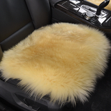福和祥 冬季汽车坐垫纯羊毛坐垫小三件无靠背座垫三件套单垫方垫