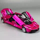 合金属车模1:32法拉利超级跑车加长版悍马仿真汽车模型儿童玩具车