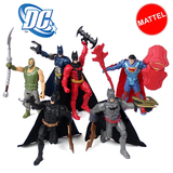 盒装正版 美泰DC超级英雄 蝙蝠侠 超人 4寸可动人偶 带武器 多款