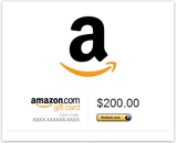 美国亚马逊 Amazon 礼品卡 Gift Card 面值200美元