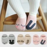 3双包邮 不对称船袜韩国小童袜子 中童袜子婴儿袜子儿童点胶防滑