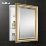 泰福0首付欧式镜柜浴室柜化妆柜浴室镜柜卫浴柜储物柜壁挂柜镜箱