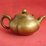 老铜器铜壶清代铜器老茶壶铜杂件客厅摆件古玩杂项包真包老