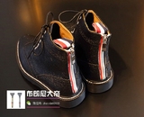 香港代购 品质保证Thom Browne桑姆布郎尼 男士短靴 三色条男鞋