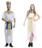 cosplay万圣节表演服装成人扮演埃及法老王埃及皇后情侣装扮服装