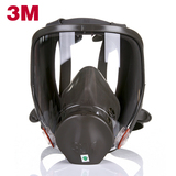3M 6800喷漆专用防毒面具 防尘口罩防油溅面罩透明全面罩防护面具