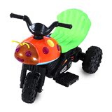 新款包邮可坐可骑儿童七星瓢虫宝宝甲壳虫电动三轮遥控摩托车玩具
