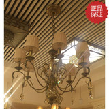 全铜美式吊灯诺克同款欧式水晶吊灯客厅灯餐厅卧室高档奢华新款灯