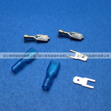 6.3 带锁插簧 PCB板插片 连线大端子  厚度0.4mm 插簧+护套