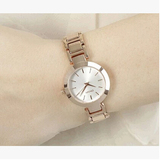 美国代购直邮DKNY正品NY8833唐可娜儿女款玫瑰金不锈钢时装手表