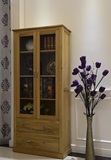 现代简约白橡木实木书柜置物架田园欧式储物实木书架出口英国