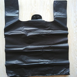 黑色垃圾袋黑色塑料袋批发家用厨房超市背心袋手提袋包邮