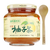 买就送勺 韩国进口柚子茶 农协蜂蜜柚子茶1000g 韩国农协柚子茶