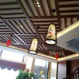 中式手工铁艺鸟笼中式茶馆店铺装饰吊灯客厅餐厅落地灯具工程定制