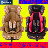 汽车用儿童安全座椅0-4岁9个月-12岁车载婴儿宝宝安全座椅3C认证