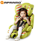 英国Apramo儿童安全座椅汽车用婴儿宝宝车载isofix9月-12岁3C认证