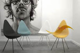 DROP CHAIR设计师玻璃钢尖脚椅 水滴椅 简约现代时尚创意餐椅