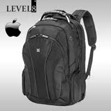 Level8苹果笔记本电脑包双肩包男女14寸15.6寸商务多功能旅行背包