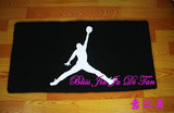 家居客厅 耐克Nike AIR Jordan AJ 乔丹 长方形黑白卧室地毯 坐垫