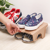 5个装 日本进口 创意简易鞋架塑料现代简约鞋子收纳架子鞋柜鞋盒