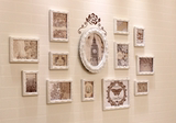 欧式古典客厅超大实木照片墙 相框创意组合/相框墙高档挂墙装饰画