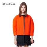 MO&Co.摩安珂毛呢外套女秋冬新品羊毛混纺M143COT63 moco特供