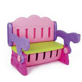 贝氏婴童儿童桌椅储物椅宝宝餐椅卡通用品小孩多功能学习桌 紫色