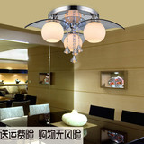 现代简约时尚大气客厅圆形吸顶灯奢华主卧室餐厅圆球形LED水晶灯