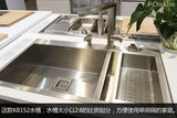 管安装普乐美厨房洗菜盆加厚304不锈钢双槽套餐洗菜池水槽KB152