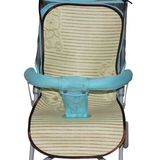 子通用型童车婴儿童手推车凉席亚麻草席 夏季宝宝餐椅座椅凉席垫